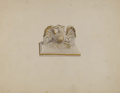 Paperweight by Roberta Spicer, index of american design, 1940