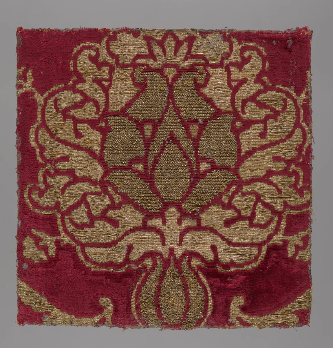 Fragment by Italy, textile, 1450-1500