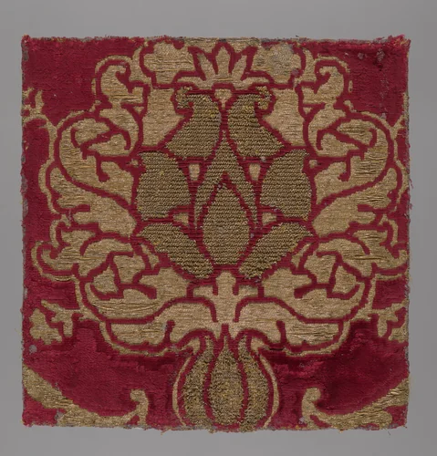 Fragment by Italy, textile, 1450-1500