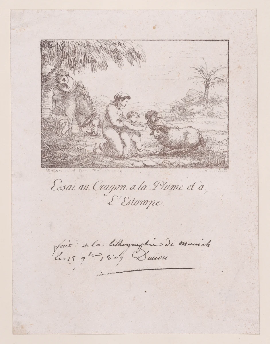 The Holy Family by Dominique Vivant Denon, print, 1809