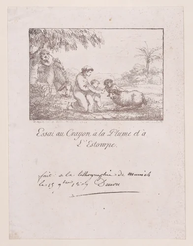 The Holy Family by Dominique Vivant Denon, print, 1809