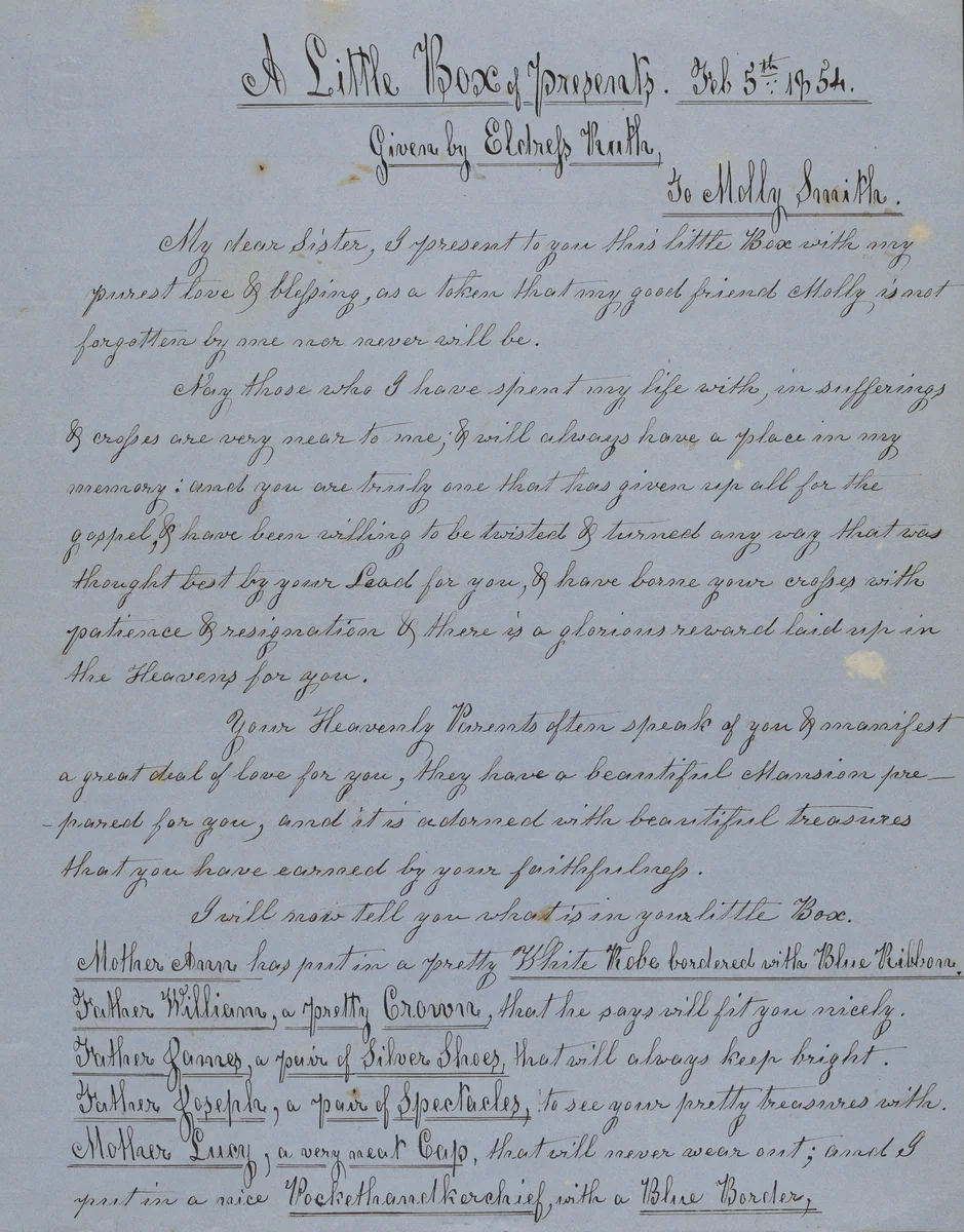 Shaker Visionary Image by American 20th Century, index of american design, 1935-1942
