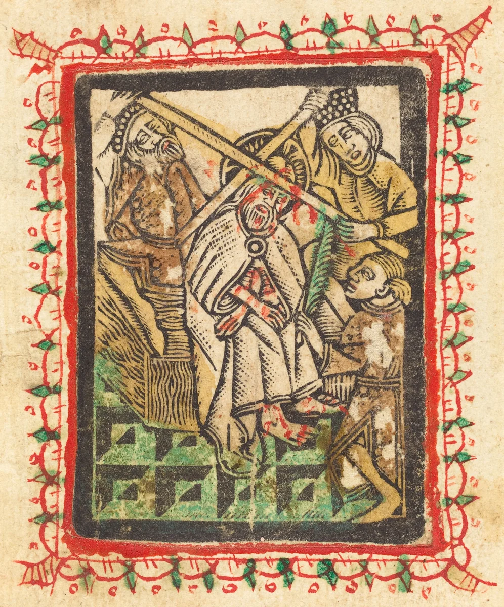 Christ Crowned with Thorns by Master of the Aachen Madonna, print, 1470-1480