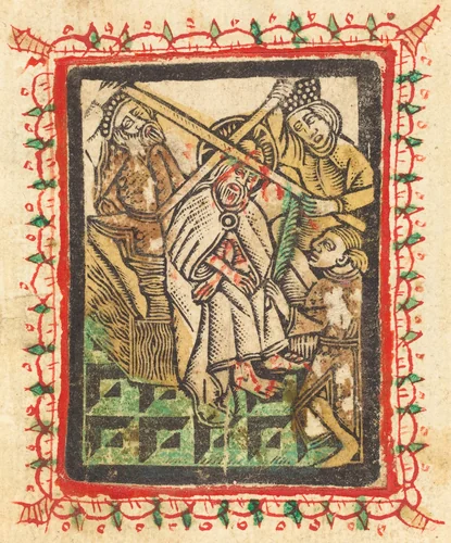 Christ Crowned with Thorns by Master of the Aachen Madonna, print, 1470-1480