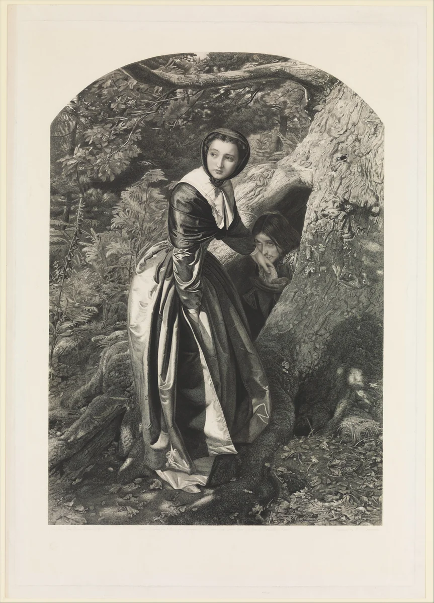 The Proscribed Royalist by William Henry Simmons, print, 1858