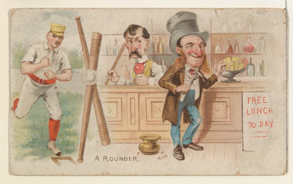 A Rounder, from the Talk of the Diamond set (N135) issued by Duke Sons & Co., a branch of the American Tobacco Company by W. Duke, Sons & Co., print, 1888