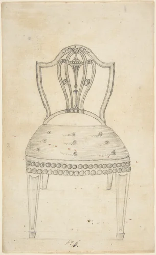 Designs for side chairs by anonymous, drawing, 1700-1800