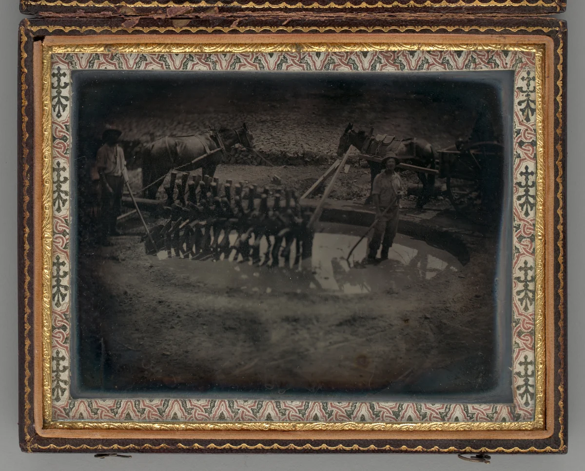 Untitled (Gold Washers) by Unknown maker, other, 1853