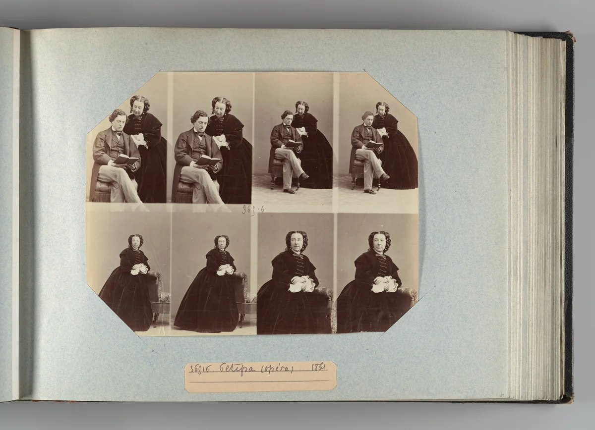 Petipa by André Adolphe-Eugène Disdéri, photograph, 1861