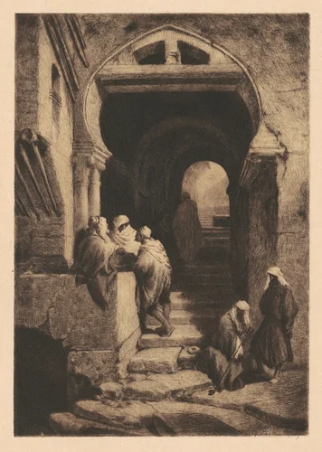 Devils Way, Algiers by Stephen James Ferris, print, 1879