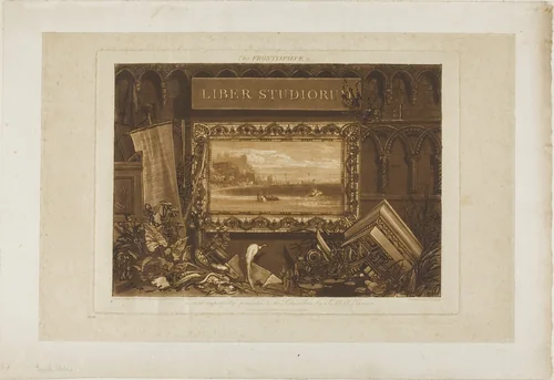 The Frontispiece to Liber Studiorum by Joseph Mallord William Turner, print, 1812