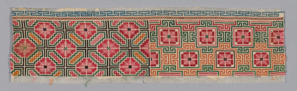 Band by Han-Chinese, textile, 1875-1900