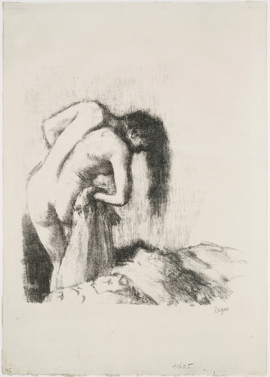 After the Bath III (La Sortie du Bain III) by Hilaire-Germain-Edgar Degas, print, 1891