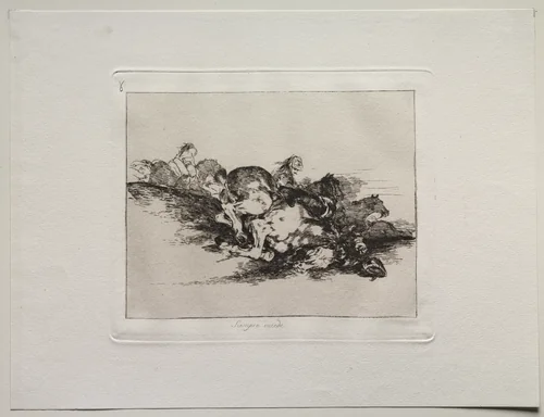 The Horrors of War: It Always Happens by Francisco de Goya, print, 1810-1820