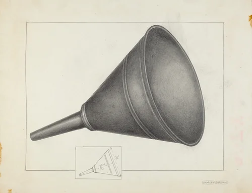Funnel by Charles Garjian, index of american design, 1936
