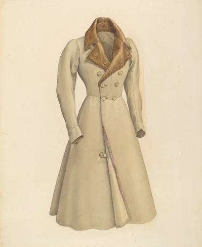 Man's Top Coat by Henry De Wolfe, index of american design, 1940