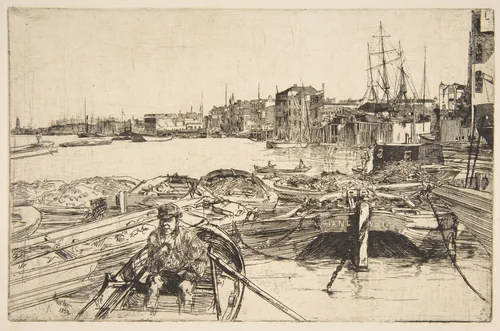 The Pool by James McNeill Whistler, print, 1859