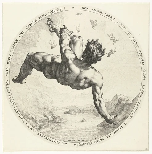 Phaëton by Unknown, print, 1588