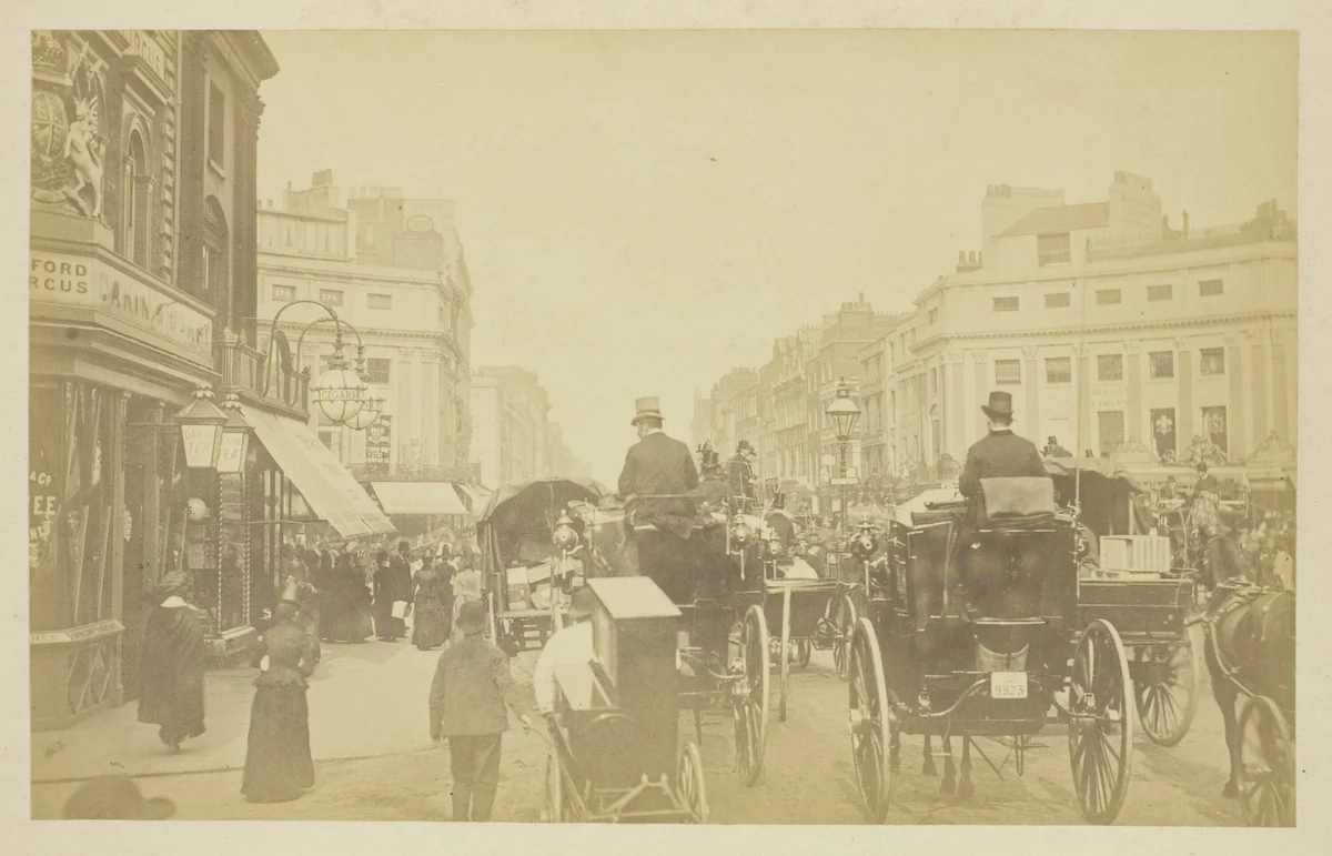 Regent Circus by Artist Unknown, photograph, 1850-1900
