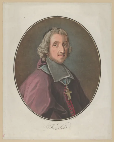 Portrait of Fénelon by Pierre-Michel Alix, print, 1793