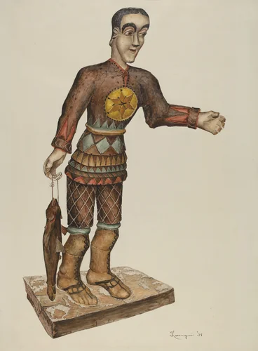 Santo by Eldora P. Lorenzini, index of american design, 1938