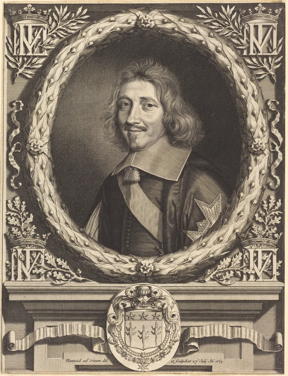 Chancellor Michel Le Tellier by Robert Nanteuil, print, 1659