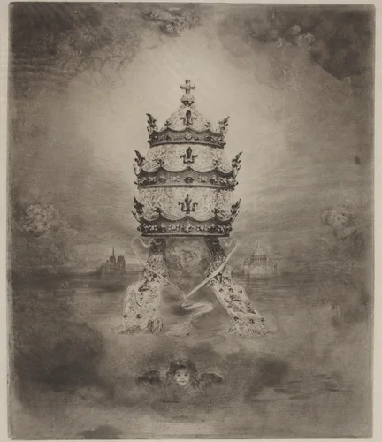 The Tiara by Félix-Hilaire Buhot, print, 1888