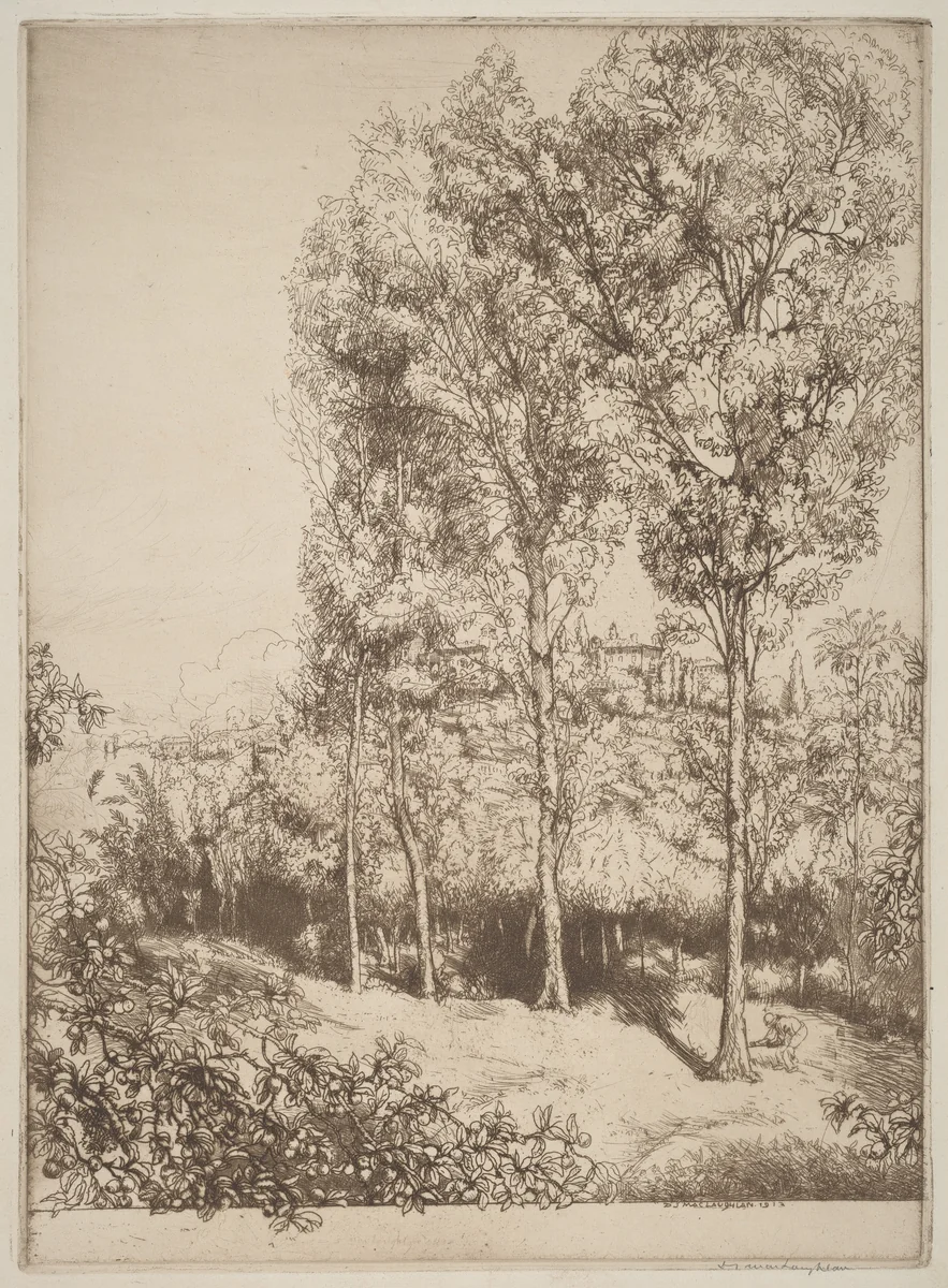 Sunlight and Shadows, No. 3 by Donald Shaw MacLaughlan, print, 1913