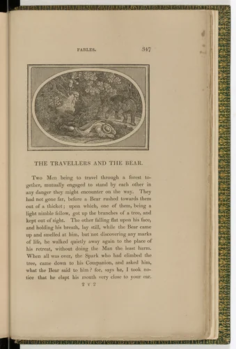 Headpiece (page 347) from The Fables of Aesop by Thomas Bewick, illustrated book, 1818