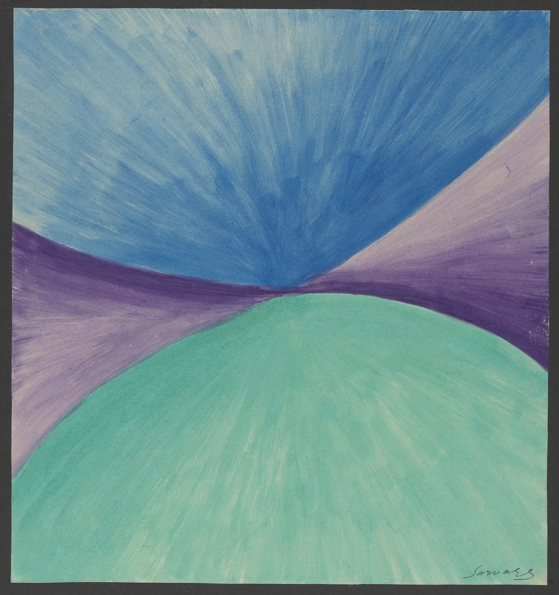 Colored Rhythm: Study for the Film by Léopold Survage, drawing, 1913