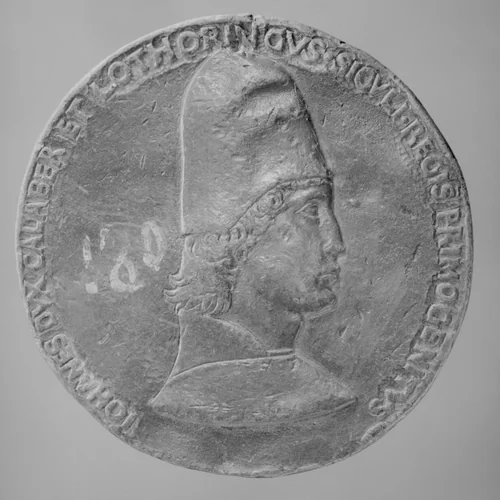 Jean d'Anjou, Duke of Calabria and Lorraine (1427–1470) by Francesco Laurana, metalwork, 1464