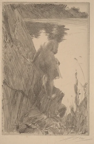 Bather III (Baigneuse de Dos) by Anders Zorn, print, 1896