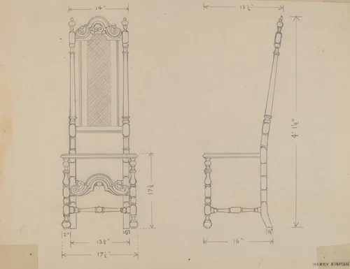 Side Chair by Harry Eisman, index of american design, 1936