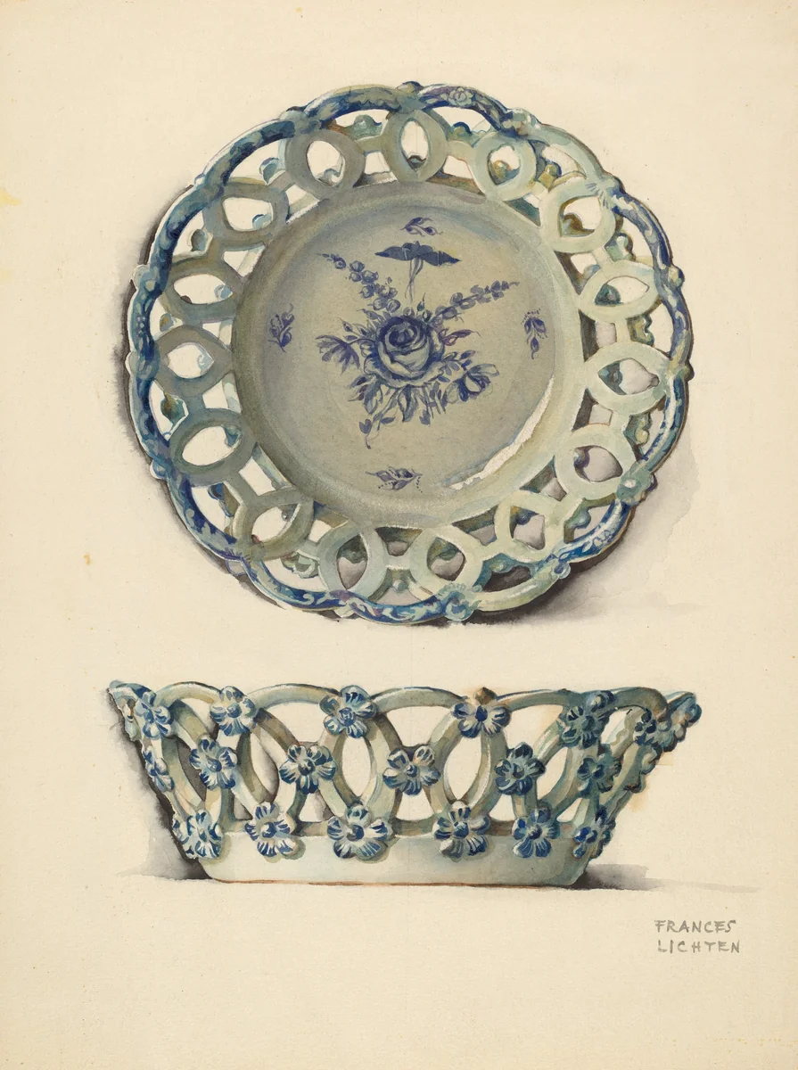 Fruit Basket by Frances Lichten, index of american design, 1936