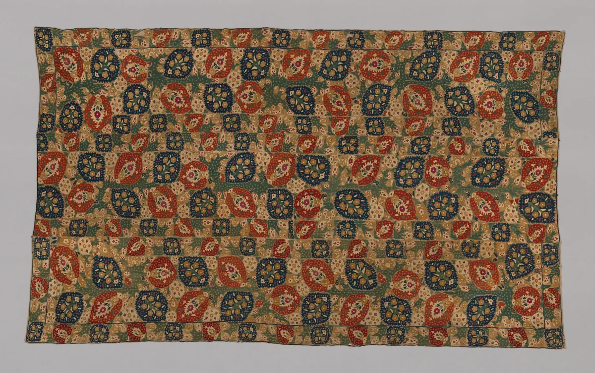 Bedcover by Greece, Epirus Province, Ioannina, textile, 1700-1900