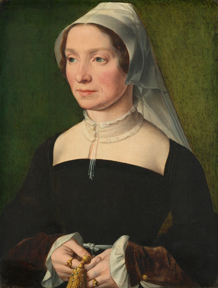 Wife of a Member of the de Hondecoeter Family by Antwerp 16th Century, painting, 1543