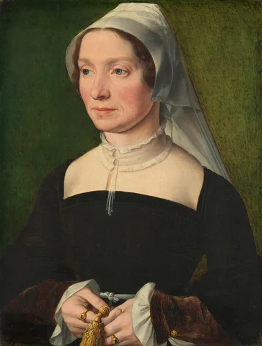Wife of a Member of the de Hondecoeter Family by Antwerp 16th Century, painting, 1543