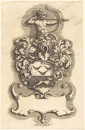 Crest by Michel Le Blon, print, 1587-1656