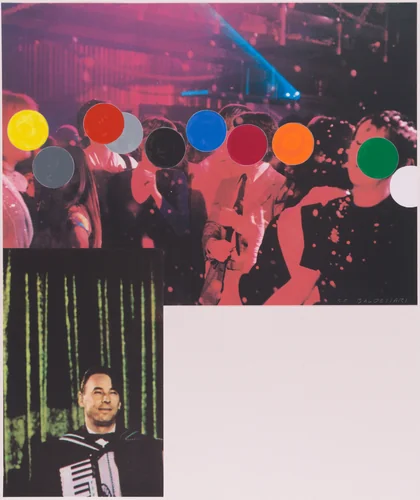 Accordionist (with Crowd) [special proof] by John Baldessari
Jennifer Azzarone
Stanley Baden
James Reid
Stephanie Wagner
Gemini G.E.L., print, 1991-1994
