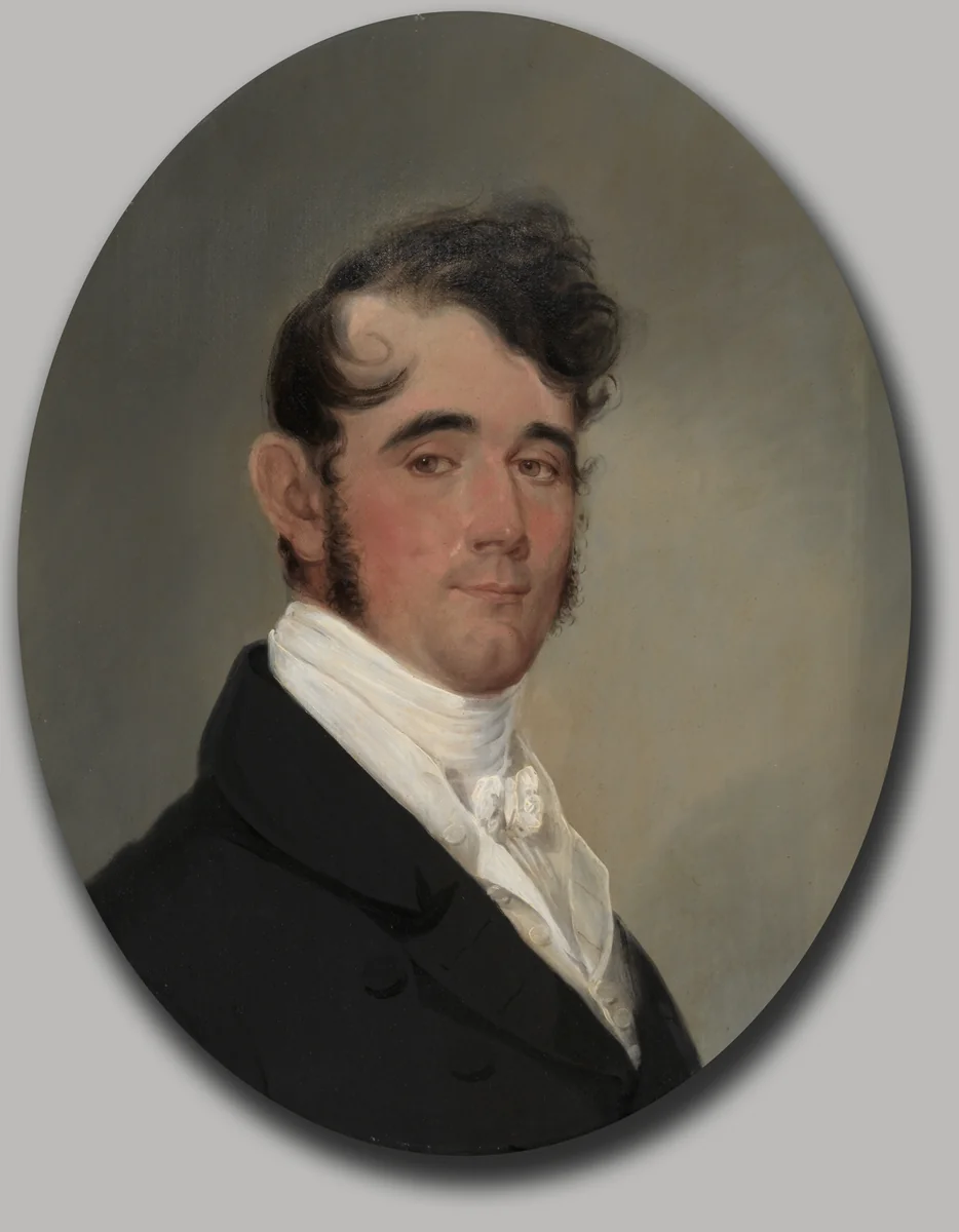 Benjamin Rouse by John Wesley Jarvis, painting, 1819
