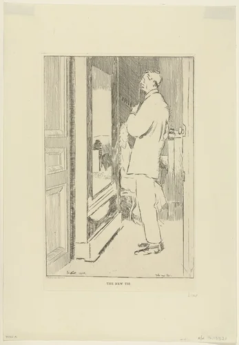 The New Tie by Walter Richard Sickert, print, 1922