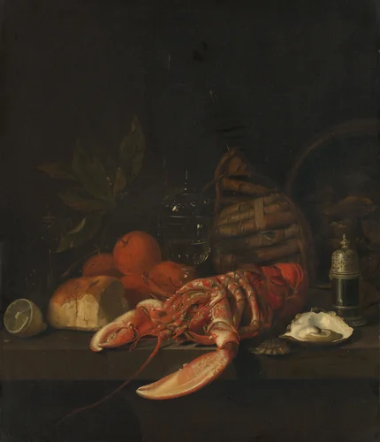 Still Life by David Davidsz de Heem, painting, 1668