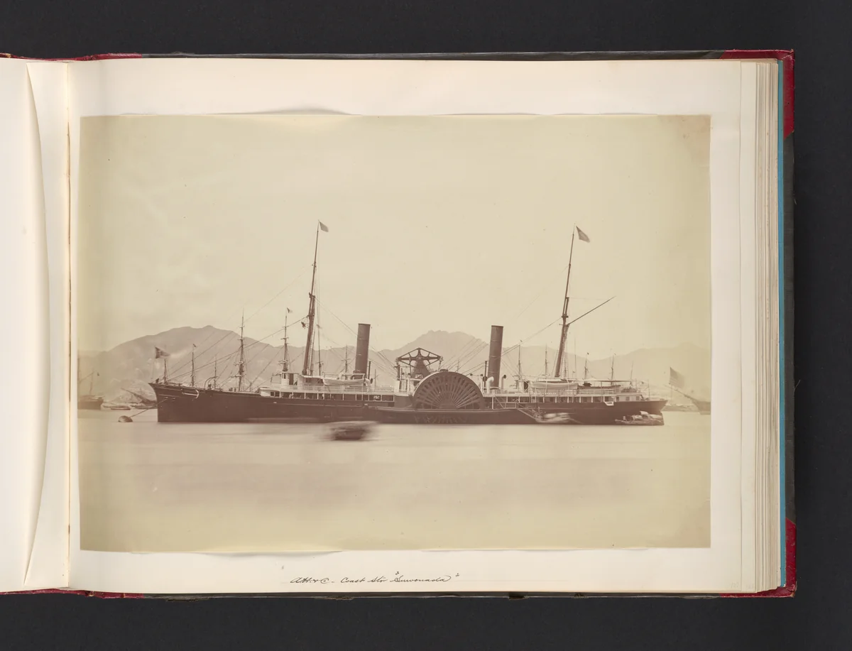 Augustine Heard & Co. Coast Steamer "Survonada" by John Thomson, photograph, 1865