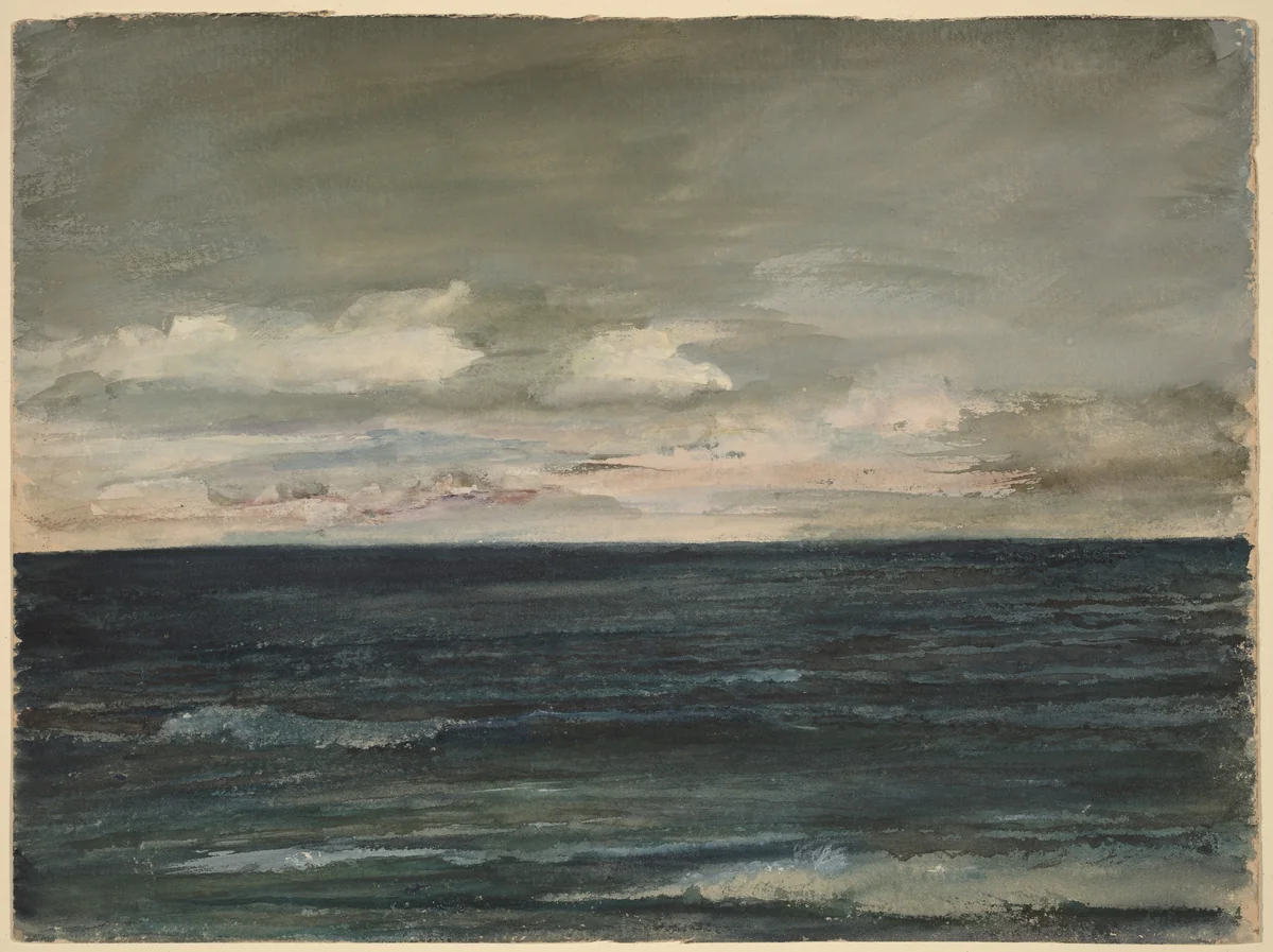 Lesson Study on Jersey Coast by John La Farge, drawing, 1881