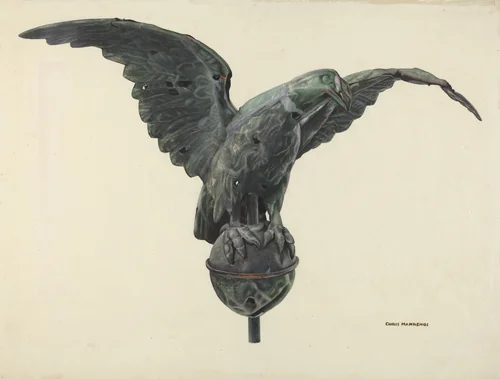 Eagle by Chris Makrenos, index of american design, 1939