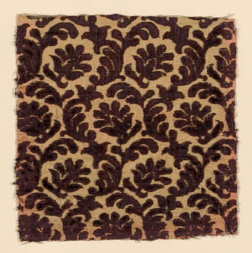 Fragment by Italy, textile, 1601-1625