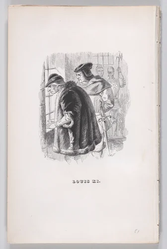 Louis XI, from "The Complete Works of Béranger" by J. J. Grandville, print, 1836