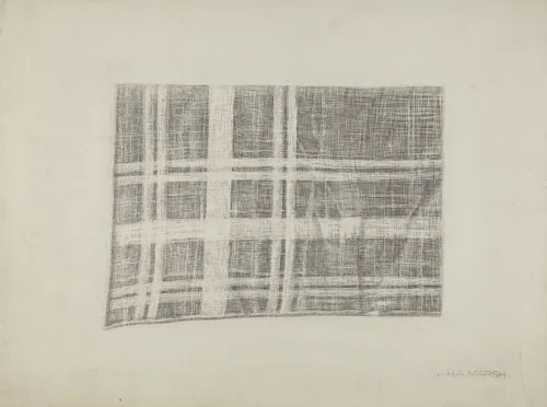 White Cotton by Herbert Marsh, index of american design, 1935-1942