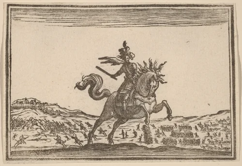 Military Commander on Horseback by Edouard Eckman
Jacques Callot, print, 1621
