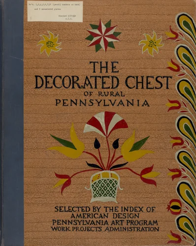Cover for Proposed Portfolio "Decorated Chests of Rural Pennsylvania" by American 20th Century, index of american design, 1935-1942